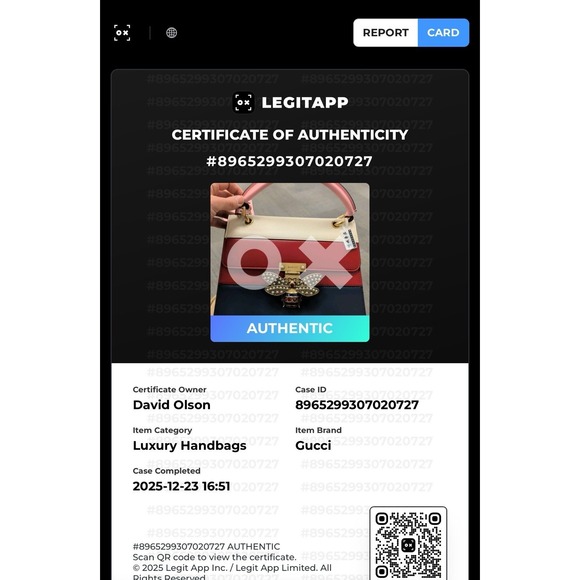 GUCCI Queen Margaret Hand Shoulder Bag Turnlock Leather White Red Blue Pink - Picture 2 of 16